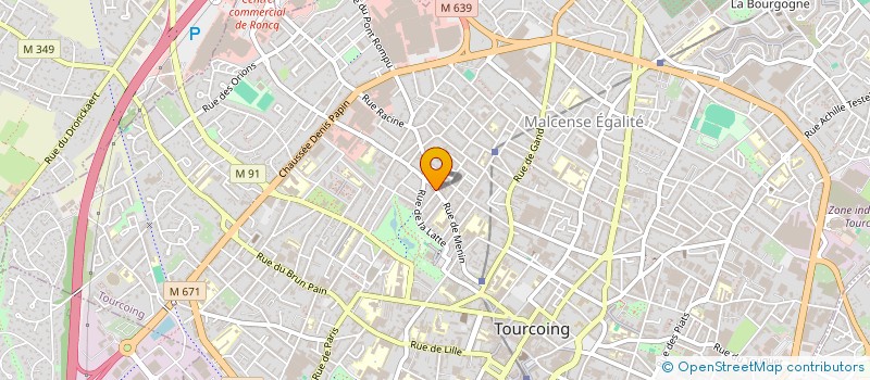 localisation de l'entreprise ETABLISSEMENTS RUTA à TOURCOING