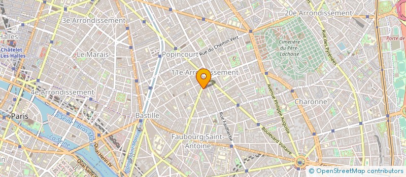 localisation de l'entreprise ETABLISSEMENTS SADI ESKENAZI à PARIS