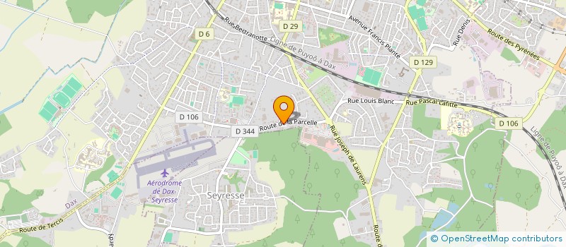 localisation de l'entreprise ETABLISSEMENTS SAINT AVIT à DAX