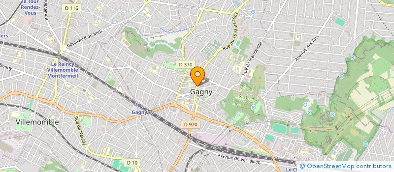 localisation de l'entreprise ETABLISSEMENTS SAKRE ET DIDI à GAGNY