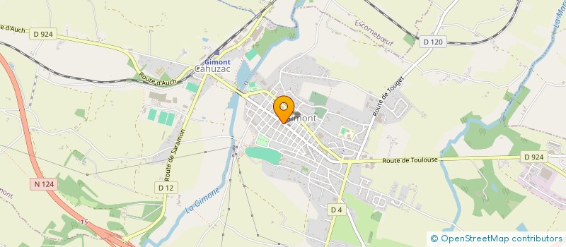 localisation de l'entreprise ETABLISSEMENTS SALLENAVE ET FILS à GIMONT
