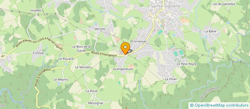 localisation de l'entreprise ETABLISSEMENTS SALQUE  SAINTE-SIGOLENE