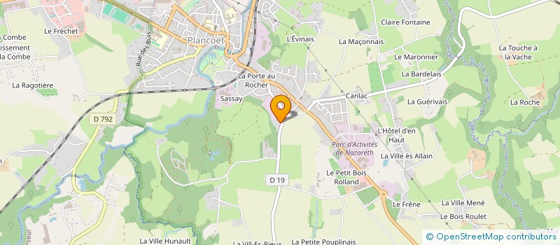 localisation de l'entreprise ETABLISSEMENTS SAMSON à PLANCOET