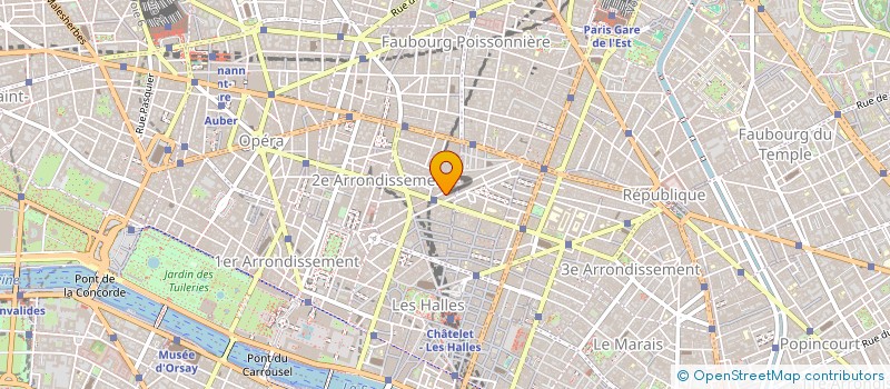 localisation de l'entreprise ETABLISSEMENTS SANDRA 7 à PARIS