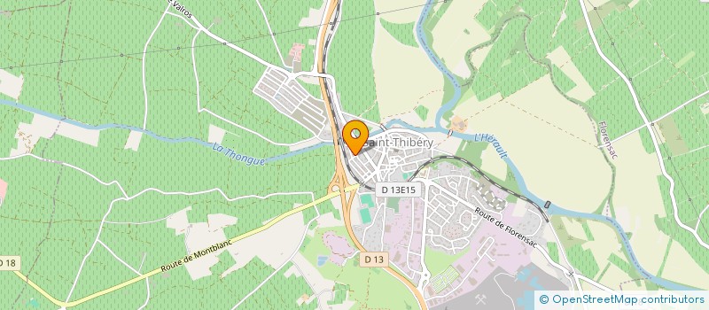 localisation de l'entreprise ETABLISSEMENTS SANTAMARIA à SAINT-THIBERY
