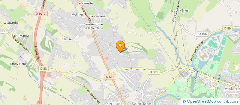 localisation de l'entreprise ETABLISSEMENTS SANTAMARIA à CASTRES