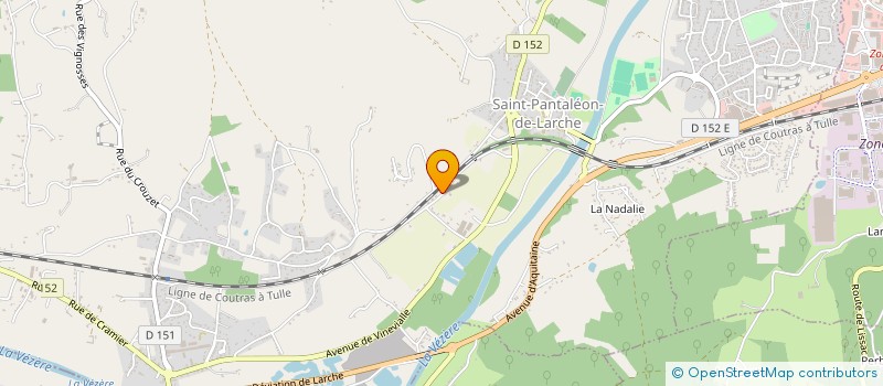 localisation de l'entreprise ETABLISSEMENTS SANZ à SAINT-PANTALEON-DE-LARCHE