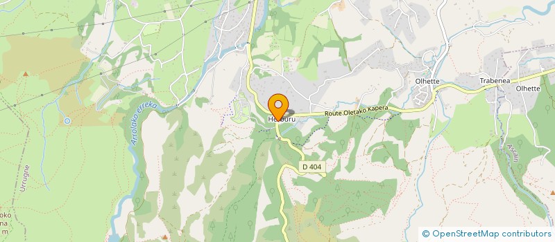 localisation de l'entreprise ETABLISSEMENTS SAUBADE  URRUGNE