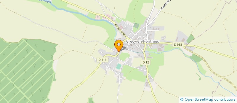 localisation de l'entreprise ETABLISSEMENTS SAVOIE SA à CRECY-EN-PONTHIEU