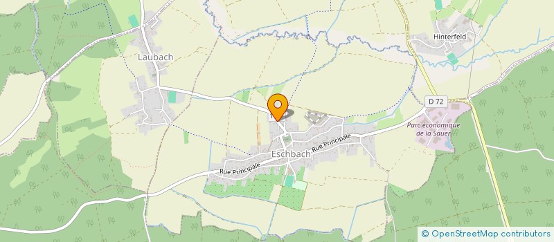 localisation de l'entreprise ETABLISSEMENTS SCHEIB à ESCHBACH