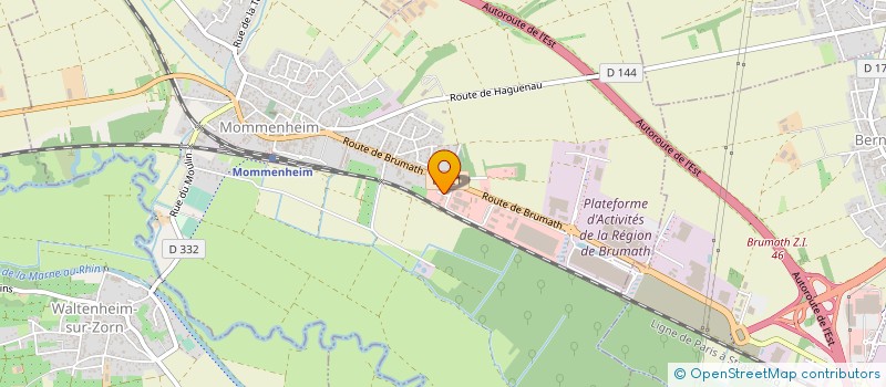localisation de l'entreprise ETABLISSEMENTS SCHERER SARL  MOMMENHEIM