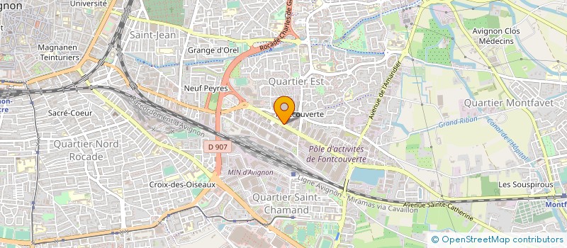 localisation de l'entreprise ETABLISSEMENTS SCHOEPFER  AVIGNON