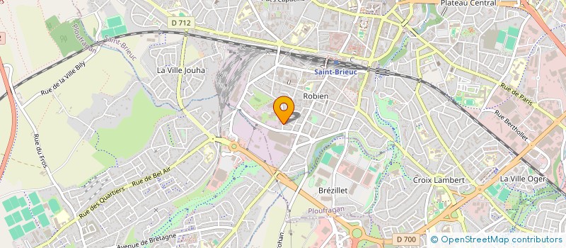 localisation de l'entreprise ETABLISSEMENTS SEBERT à SAINT-BRIEUC