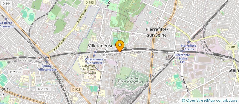 localisation de l'entreprise ETABLISSEMENTS SEBICO à VILLETANEUSE