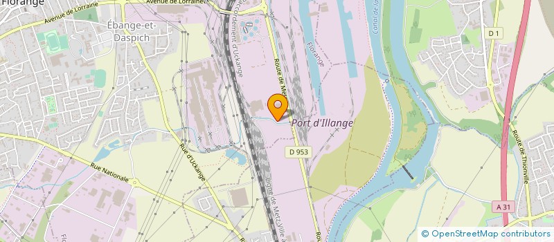 localisation de l'entreprise ETABLISSEMENTS SEHB à FLORANGE