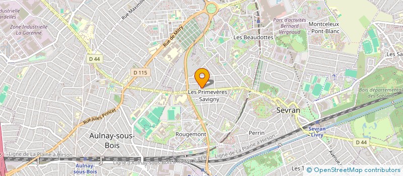 localisation de l'entreprise ETABLISSEMENTS SERIEYS CHARBONS à SEVRAN