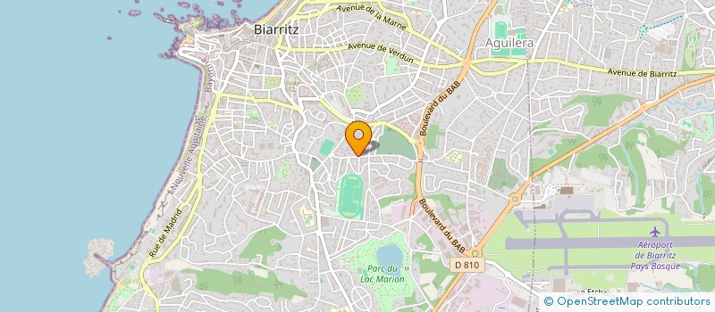 localisation de l'entreprise ETABLISSEMENTS SERRIS à BIARRITZ