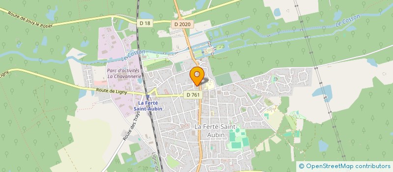 localisation de l'entreprise ETABLISSEMENTS SERVAIS SA à LA FERTE-SAINT-AUBIN