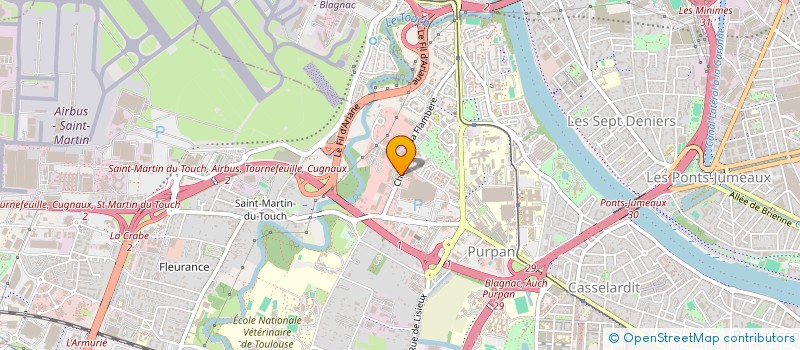 localisation de l'entreprise ETABLISSEMENTS SETIAO à TOULOUSE
