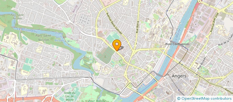 localisation de l'entreprise ETABLISSEMENTS SETTIMIO TOMBINI à ANGERS