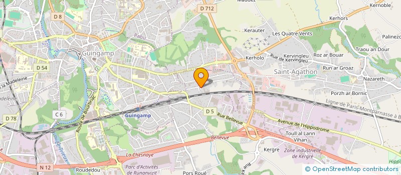 localisation de l'entreprise ETABLISSEMENTS SEVERE ET COMPAGNIE  PLOUMAGOAR