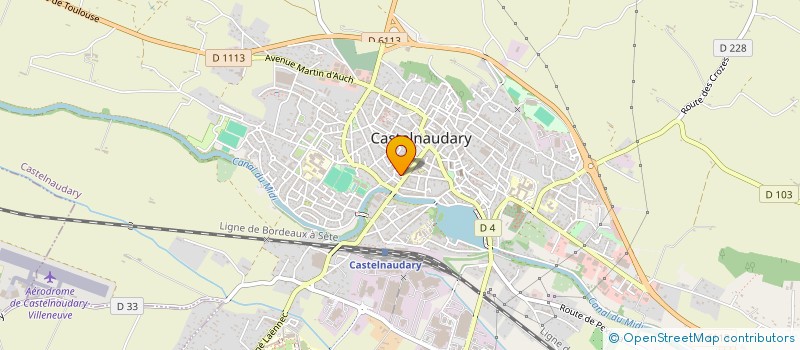 localisation de l'entreprise ETABLISSEMENTS SIBRA à CASTELNAUDARY
