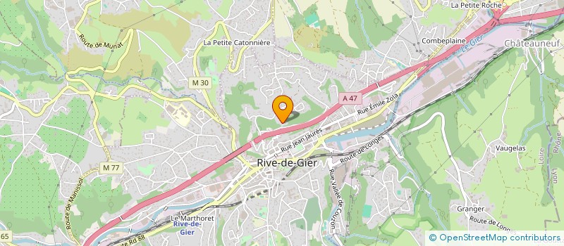 localisation de l'entreprise ETABLISSEMENTS SIMSEK à RIVE-DE-GIER