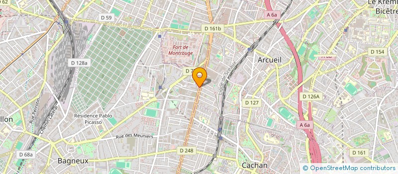 localisation de l'entreprise ETABLISSEMENTS SMBR  BAGNEUX