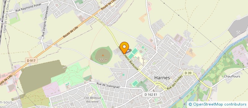 localisation de l'entreprise ETABLISSEMENTS SOBOL à HARNES