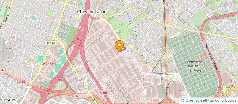 localisation de l'entreprise ETABLISSEMENTS SOLANES  CHEVILLY-LARUE