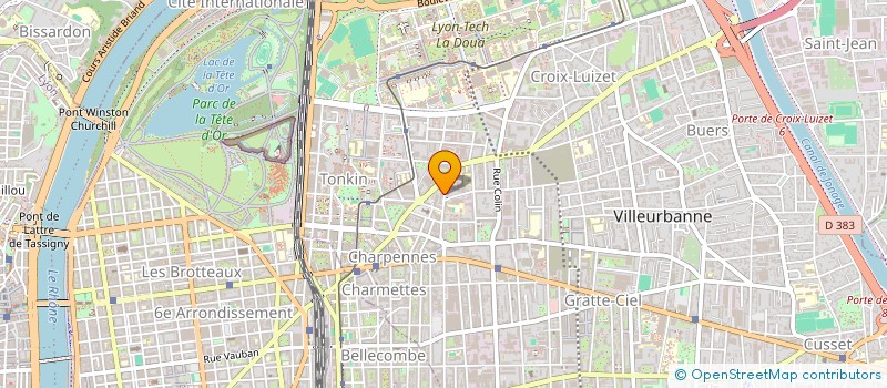 localisation de l'entreprise ETABLISSEMENTS SOLYMAG à VILLEURBANNE