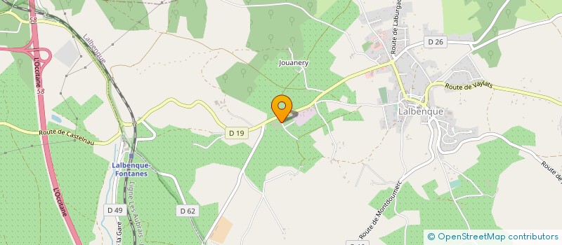 localisation de l'entreprise ETABLISSEMENTS SOULHIOL à FONTANES