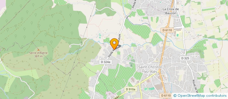 localisation de l'entreprise ETABLISSEMENTS SOULIER PERE & FILS à SAINT-CHRISTOL-LEZ-ALES
