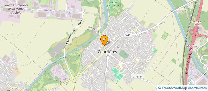 localisation de l'entreprise ETABLISSEMENTS SOUSOU à COURRIERES