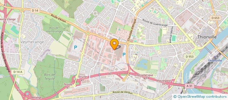 localisation de l'entreprise ETABLISSEMENTS SPECK à THIONVILLE