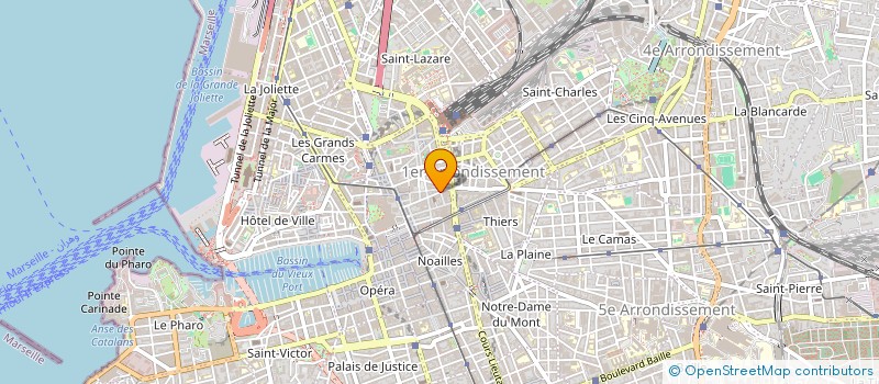 localisation de l'entreprise ETABLISSEMENTS STROUMZA à MARSEILLE