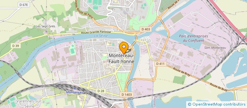 localisation de l'entreprise ETABLISSEMENTS STUTZ  MONTEREAU-FAULT-YONNE