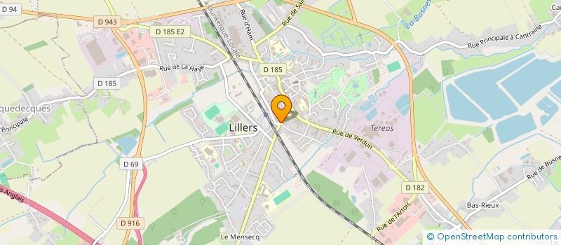 localisation de l'entreprise ETABLISSEMENTS SURMONT à LILLERS
