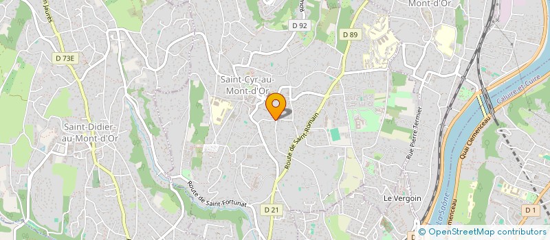 localisation de l'entreprise ETABLISSEMENTS SYLVESTRE PANETTA  SAINT-CYR-AU-MONT-D'OR