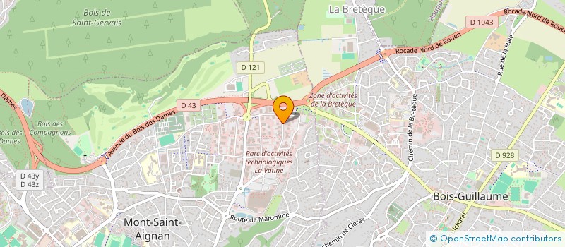 localisation de l'entreprise ETABLISSEMENTS SYLVIE KESTELYN à MONT-SAINT-AIGNAN