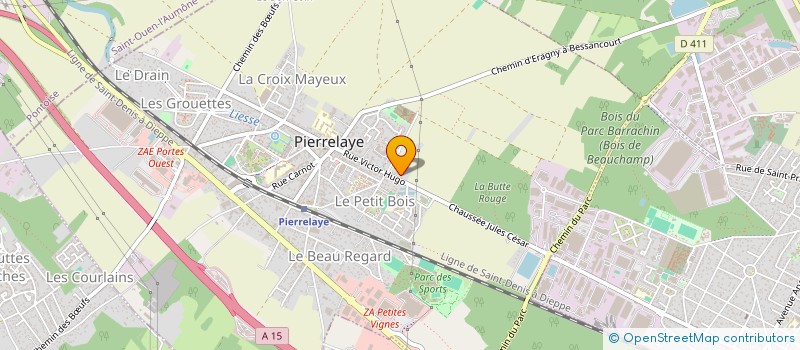 localisation de l'entreprise ETABLISSEMENTS TAMBOUR ET CIE  PIERRELAYE