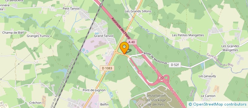 localisation de l'entreprise ETABLISSEMENTS TAPONARD PERE ET FILS à VIRIAT