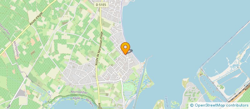 localisation de l'entreprise ETABLISSEMENTS TARBOURIECH à MARSEILLAN