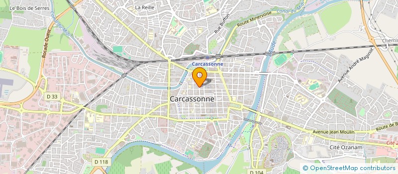 localisation de l'entreprise ETABLISSEMENTS TEISSEIRE-RIBES à CARCASSONNE