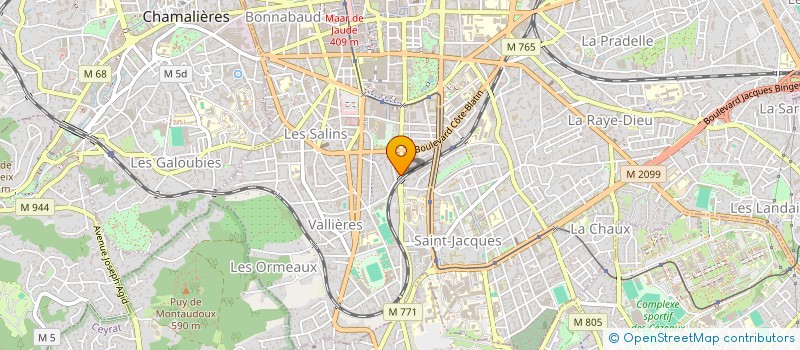 localisation de l'entreprise ETABLISSEMENTS TEIXEIRA à CLERMONT-FERRAND