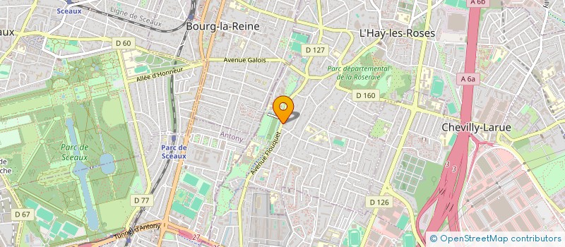 localisation de l'entreprise ETABLISSEMENTS TELLIER à L'HAY-LES-ROSES
