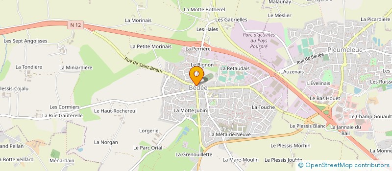 localisation de l'entreprise ETABLISSEMENTS TEXIER à SAINT-BRIEUC