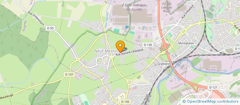 localisation de l'entreprise ETABLISSEMENTS THEBAULT  NEUF-MESNIL