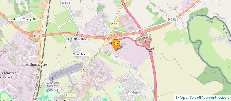 localisation de l'entreprise ETABLISSEMENTS THEOTIME à CERISE