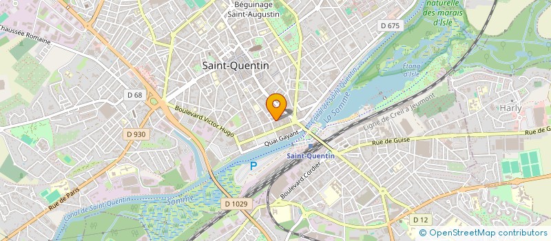 localisation de l'entreprise ETABLISSEMENTS THERY ET MAGNIER SARL à SAINT-QUENTIN